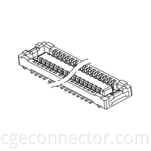 Female SMT vertical type board-to-board connectors